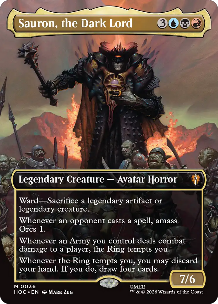 Sauron, the Dark Lord (Borderless) [The Hobbit] | Magic Magpie