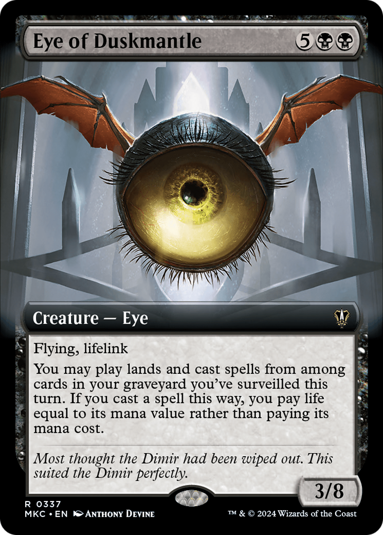 Eye of Duskmantle (Extended Art) [Murders at Karlov Manor Commander] | Magic Magpie