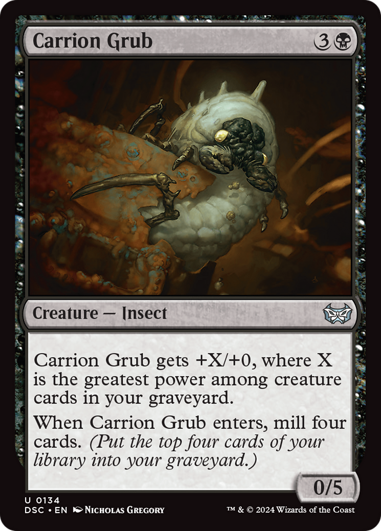 Carrion Grub [Duskmourn: House of Horror Commander] | Magic Magpie