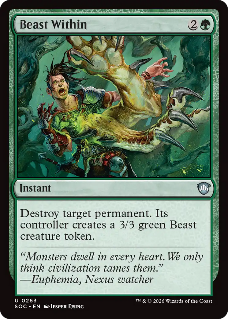 Beast Within [Secrets of Strixhaven Commander] | Magic Magpie
