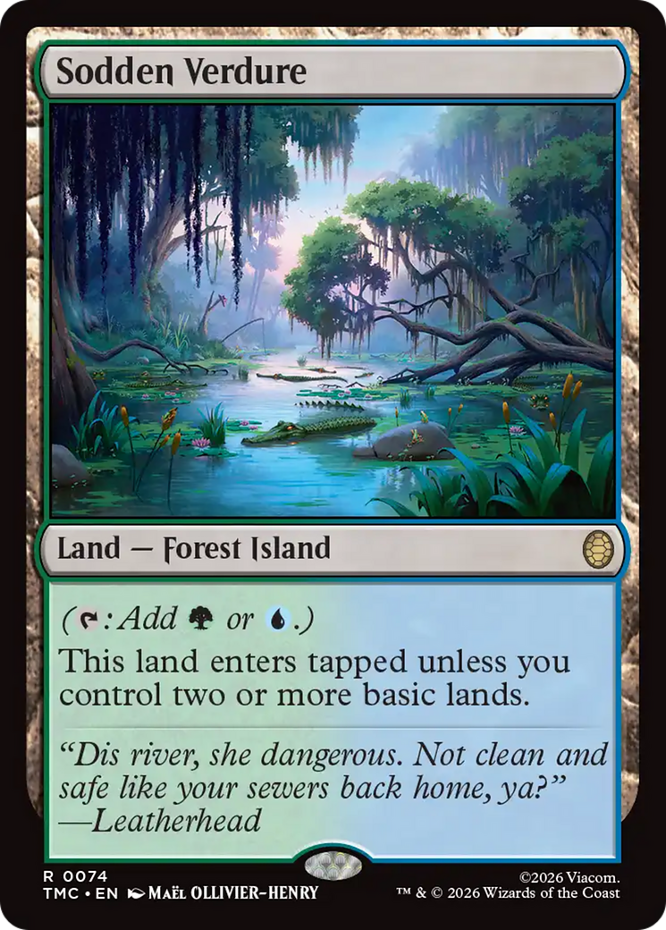 Sodden Verdure [Teenage Mutant Ninja Turtles Commander] | Magic Magpie
