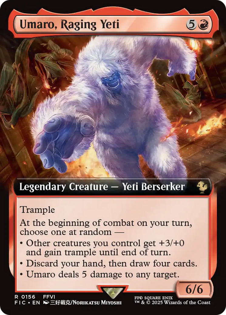 Umaro, Raging Yeti (Extended Art) [FINAL FANTASY Commander] | Magic Magpie