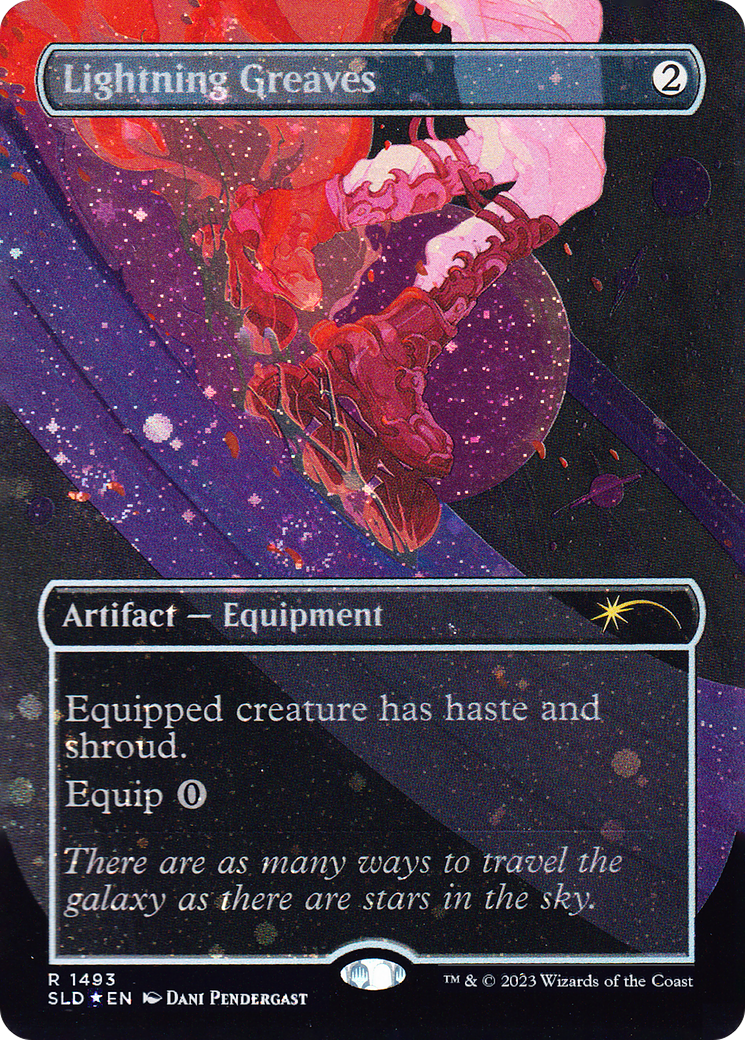Lightning Greaves (1493) (Galaxy Foil) [Secret Lair Drop Series] | Magic Magpie