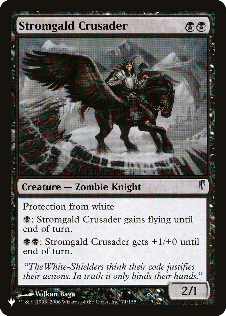 Stromgald Crusader [The List Reprints] | Magic Magpie