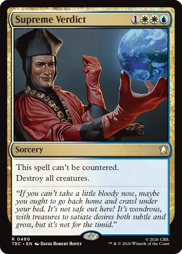 Supreme Verdict (Surge Foil) [Star Trek Commander] | Magic Magpie