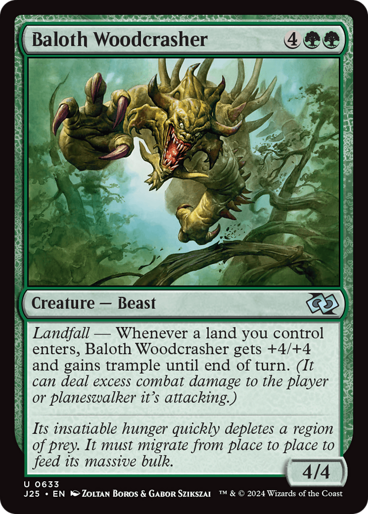 Baloth Woodcrasher [Foundations Jumpstart] | Magic Magpie