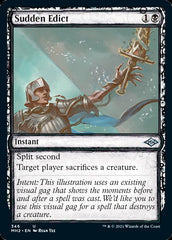 Sudden Edict (Sketch) [Modern Horizons 2] | Magic Magpie