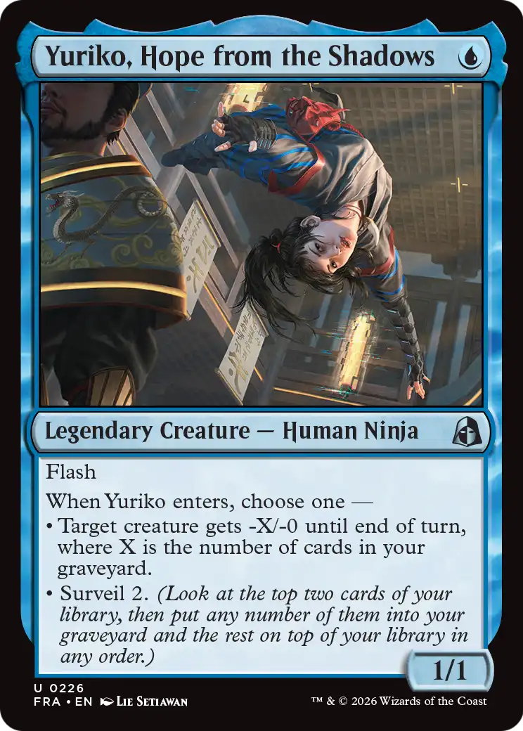 Yuriko, Hope from the Shadows [Reality Fracture] | Magic Magpie