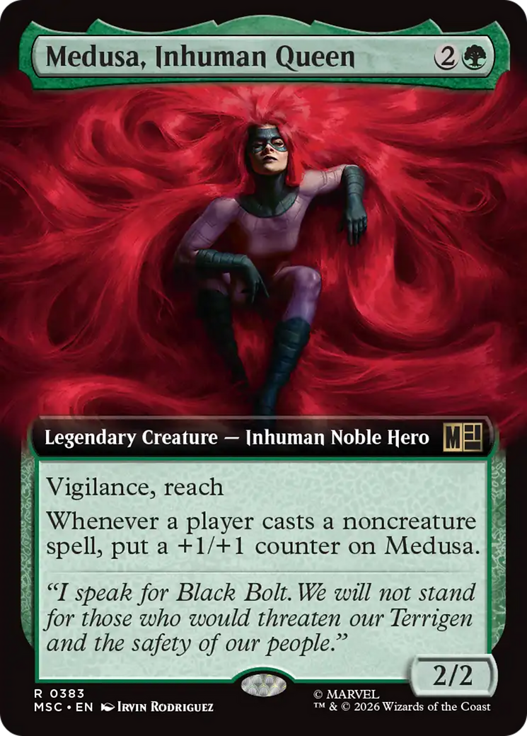 Medusa, Inhuman Queen (Extended Art) [Marvel Super Heroes Commander] | Magic Magpie