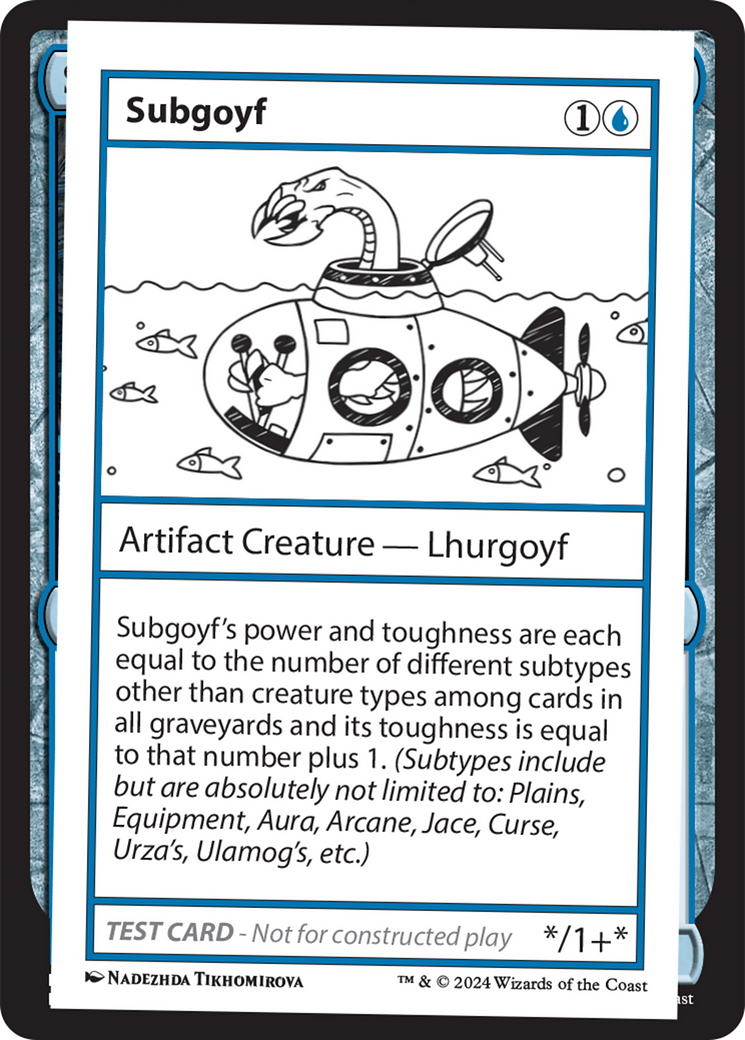 Subgoyf [Mystery Booster 2 Playtest Cards] | Magic Magpie