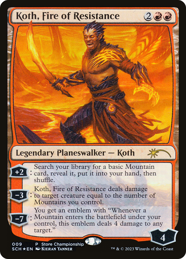 Koth, Fire of Resistance [Store Championships 2023] | Magic Magpie