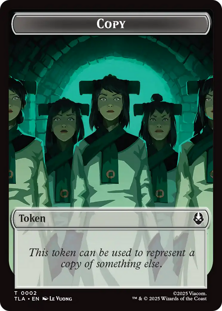 Copy (0002) // Soldier (0011) Double-Sided Token [Avatar: The Last Airbender Tokens] | Magic Magpie