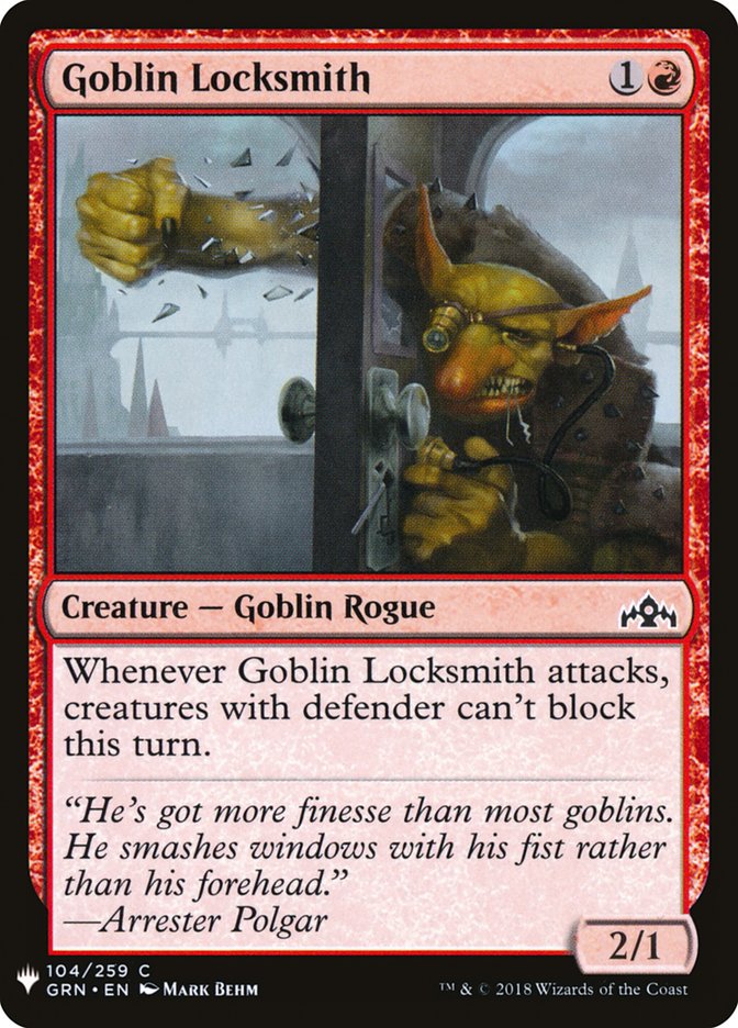 Goblin Locksmith [Mystery Booster] | Magic Magpie