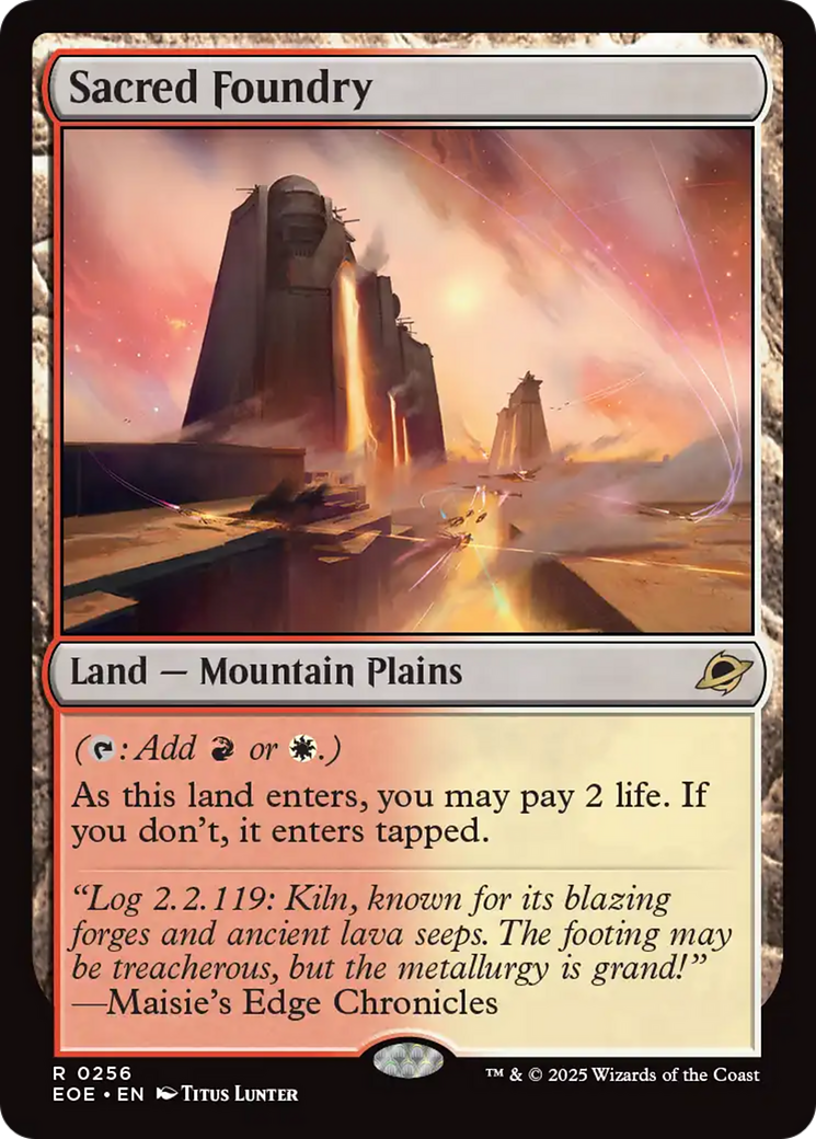 Sacred Foundry [Edge of Eternities] | Magic Magpie