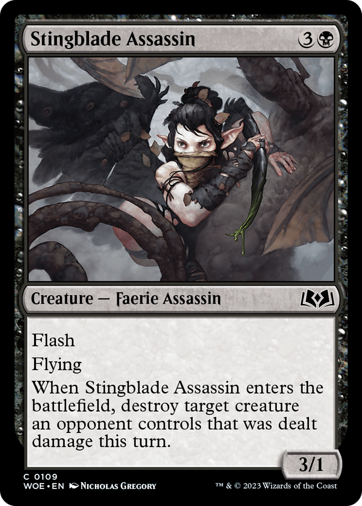 Stingblade Assassin [Wilds of Eldraine] | Magic Magpie