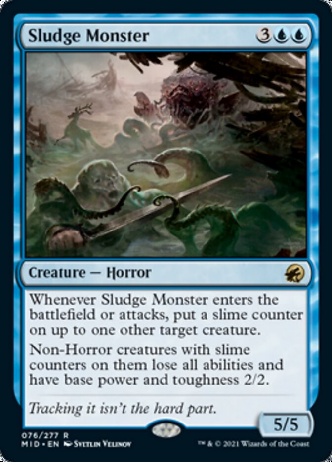 Sludge Monster [Innistrad: Midnight Hunt] | Magic Magpie