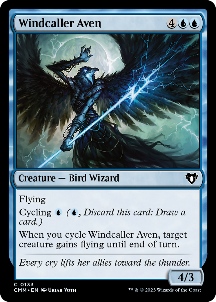 Windcaller Aven [Commander Masters] | Magic Magpie