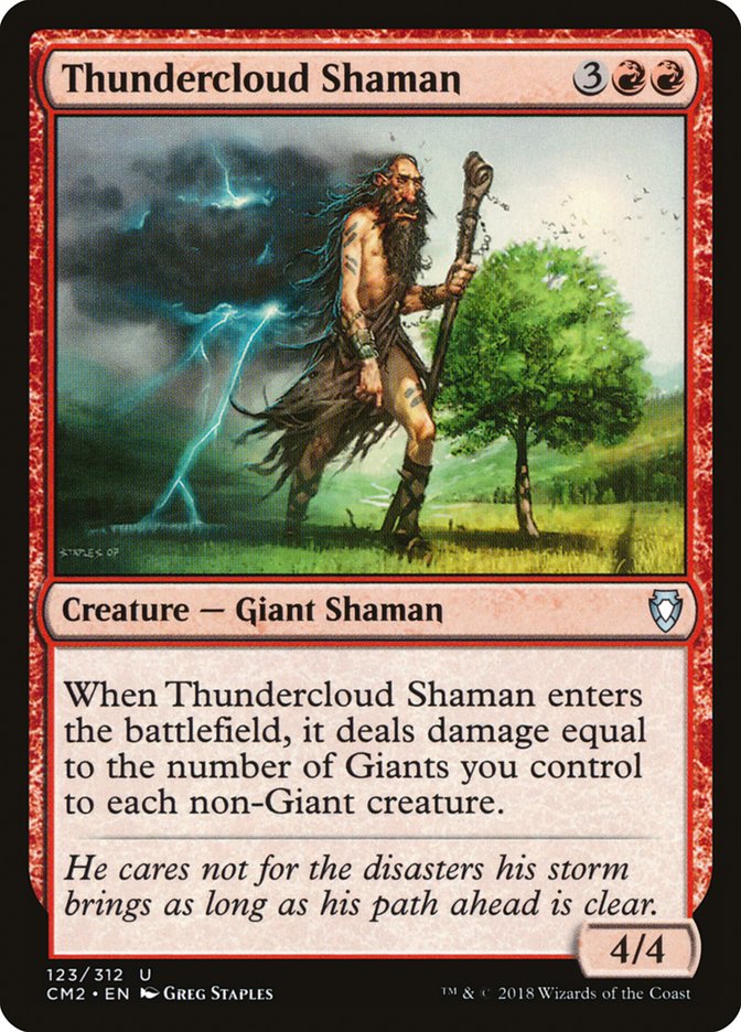 Thundercloud Shaman [Commander Anthology Volume II] | Magic Magpie