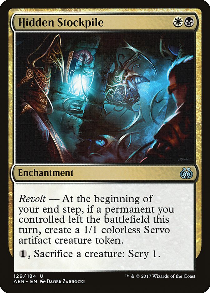 Hidden Stockpile [Aether Revolt] | Magic Magpie
