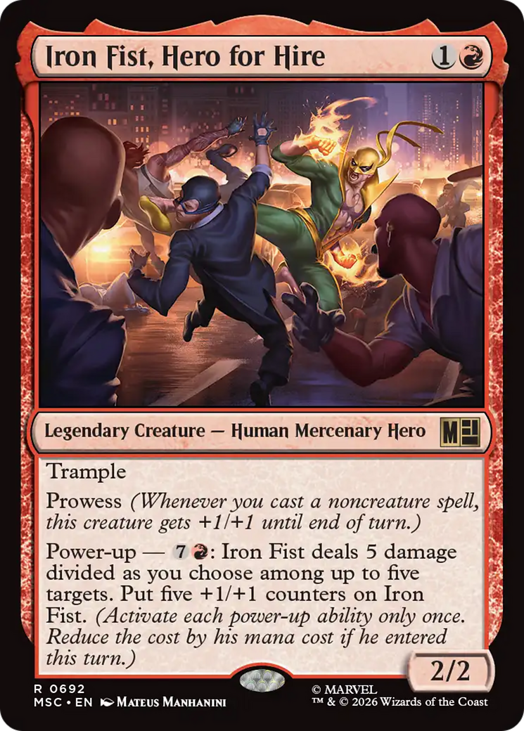 Iron Fist, Hero for Hire [Marvel Super Heroes Commander] | Magic Magpie