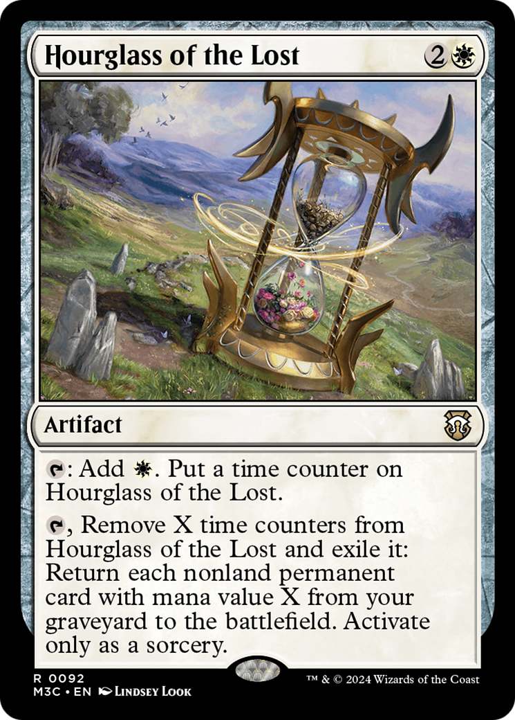 Hourglass of the Lost (Ripple Foil) [Modern Horizons 3 Commander] | Magic Magpie