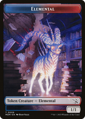 Elemental (09) // Spirit (13) Double-Sided Token [March of the Machine Tokens] | Magic Magpie