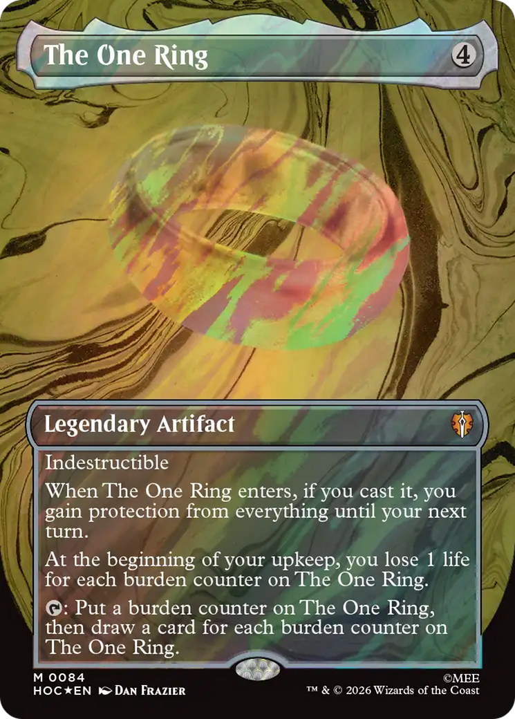 The One Ring (Borderless) (Surge Foil) [The Hobbit] | Magic Magpie