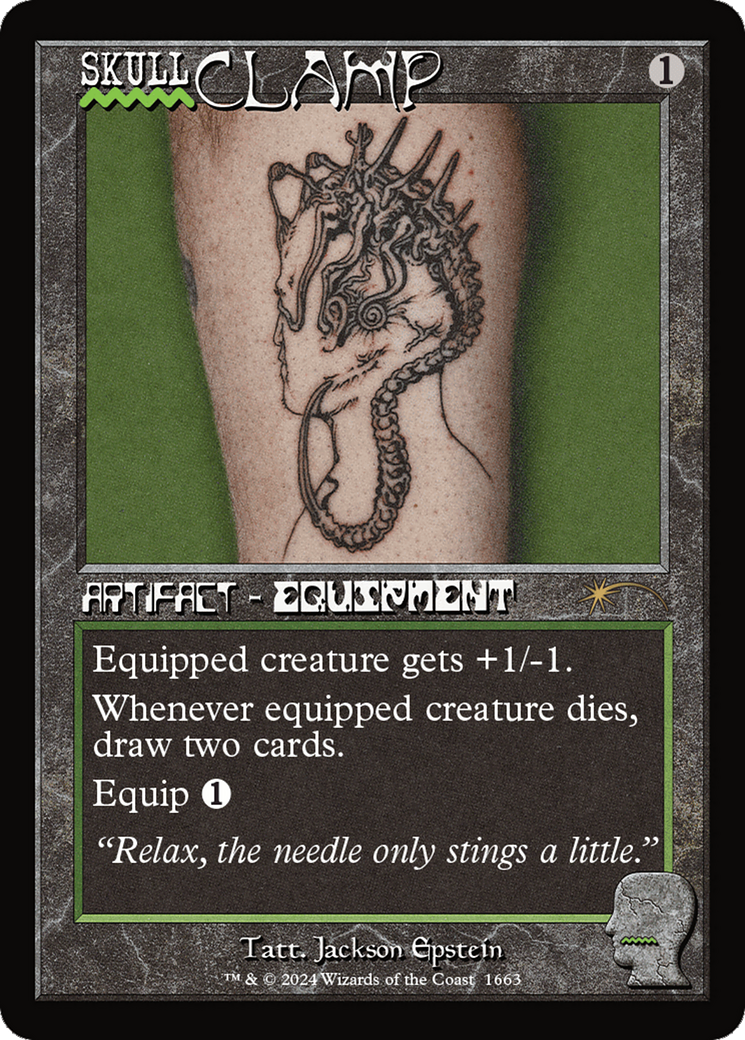 Skullclamp (Rainbow Foil) [Secret Lair Drop Series] | Magic Magpie