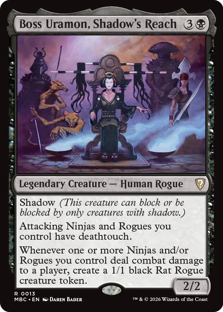 Boss Uramon, Shadow's Reach [Mystery Booster: Commander Edition] | Magic Magpie
