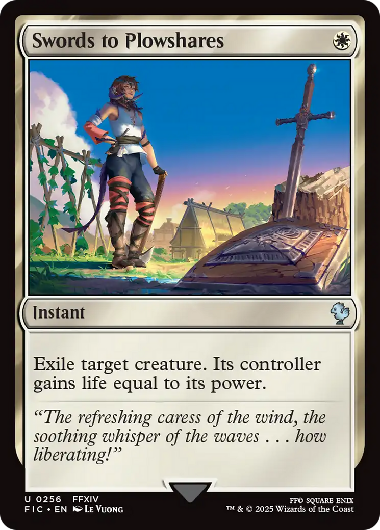 Swords to Plowshares [FINAL FANTASY Commander] | Magic Magpie