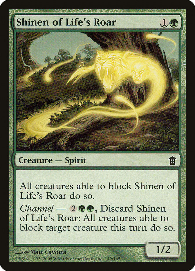 Shinen of Life's Roar [Saviors of Kamigawa] | Magic Magpie