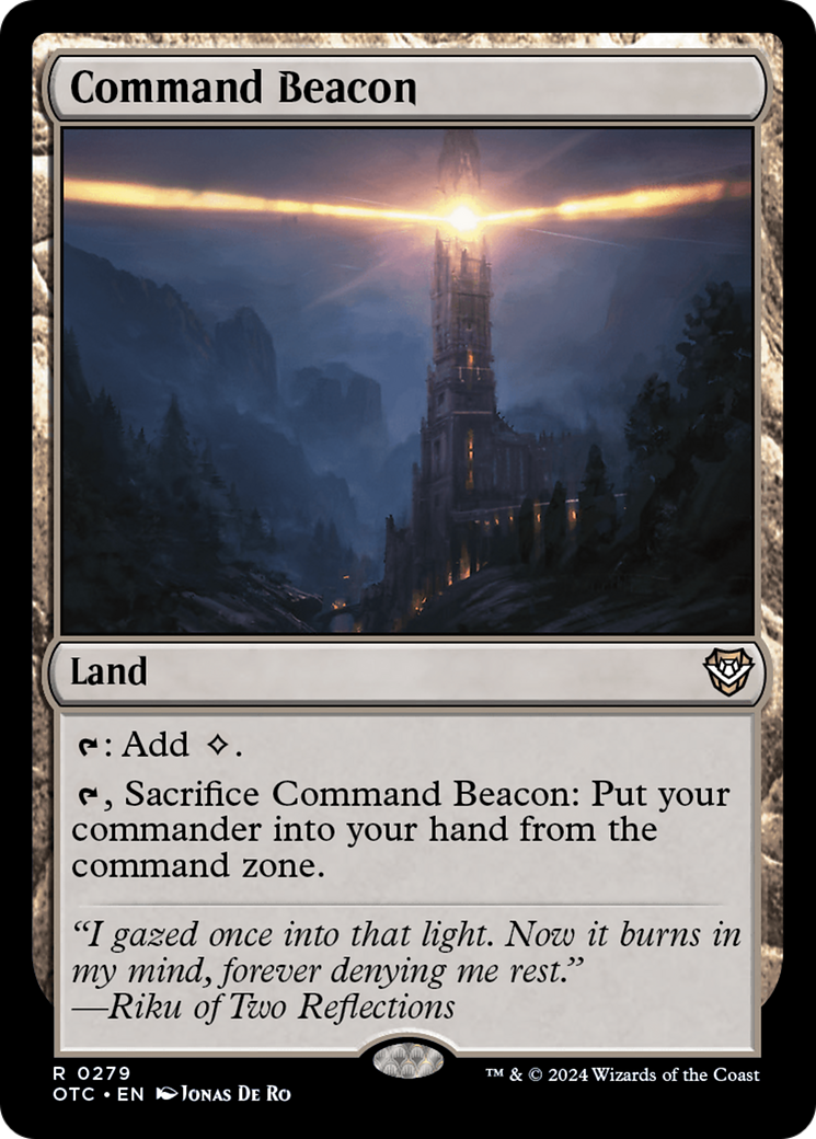 Command Beacon [Outlaws of Thunder Junction Commander] | Magic Magpie