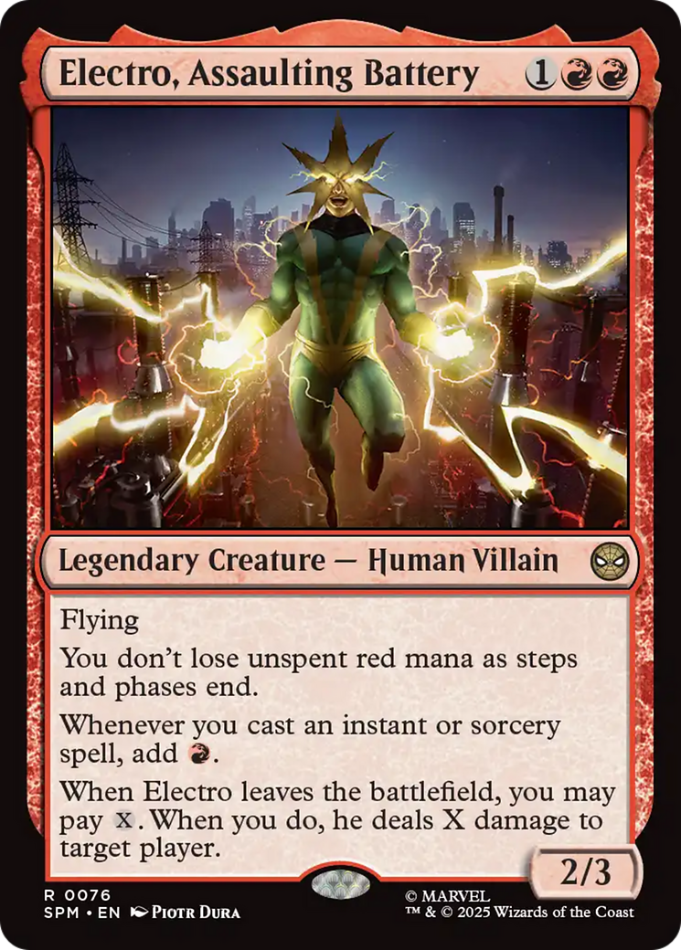 Electro, Assaulting Battery [Marvel's Spider-Man] | Magic Magpie