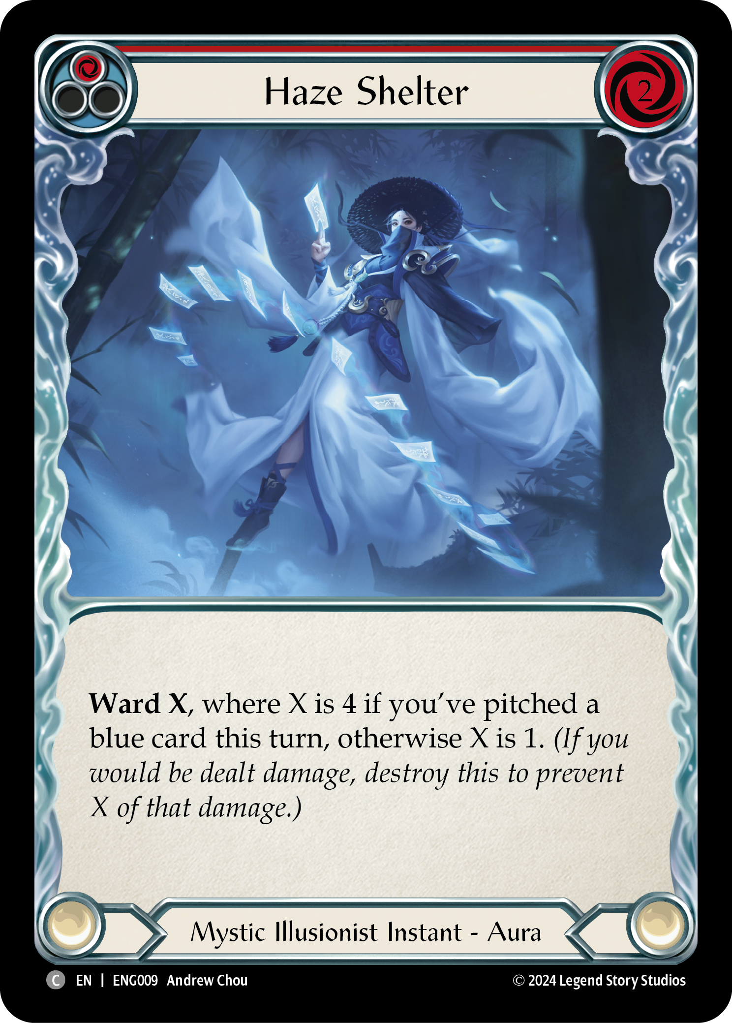 Haze Shelter [ENG009] (Part the Mistveil Enigma Blitz Deck) | Magic Magpie