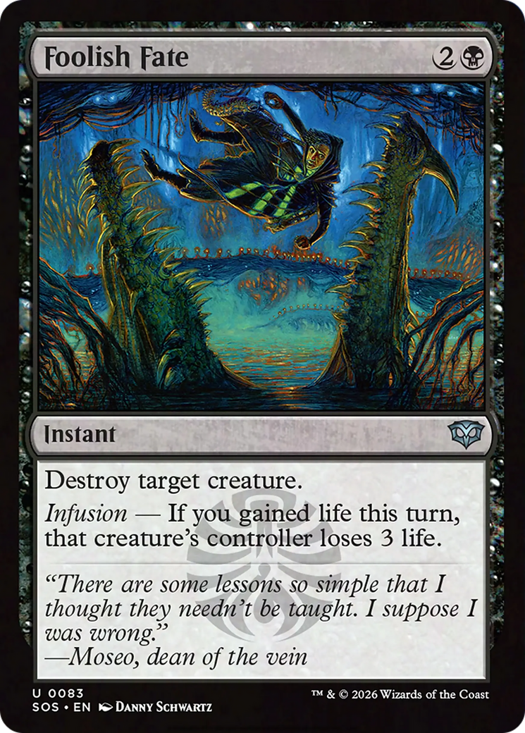 Foolish Fate [Secrets of Strixhaven] | Magic Magpie