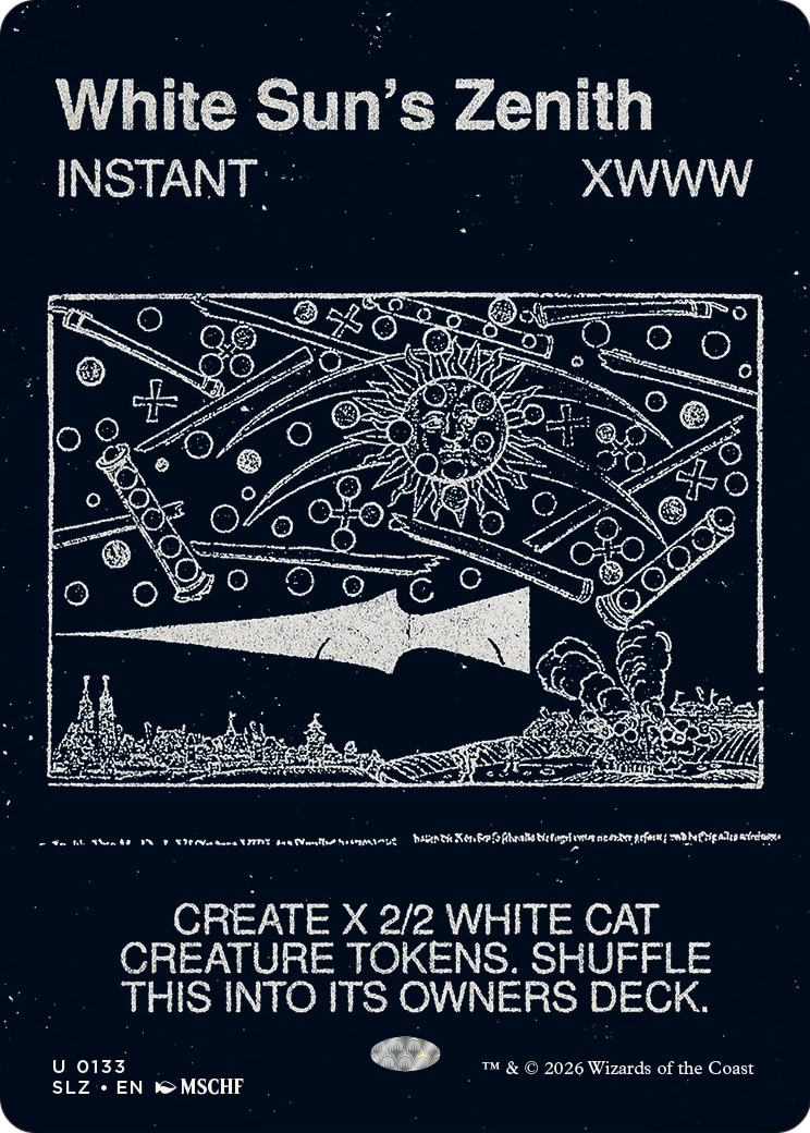 White Sun's Zenith (0133) [Secret Lair x MSCHF: The Zeta Set] | Magic Magpie