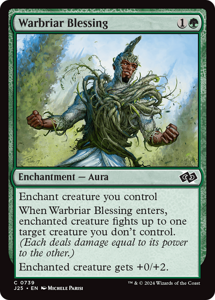 Warbriar Blessing [Foundations Jumpstart] | Magic Magpie