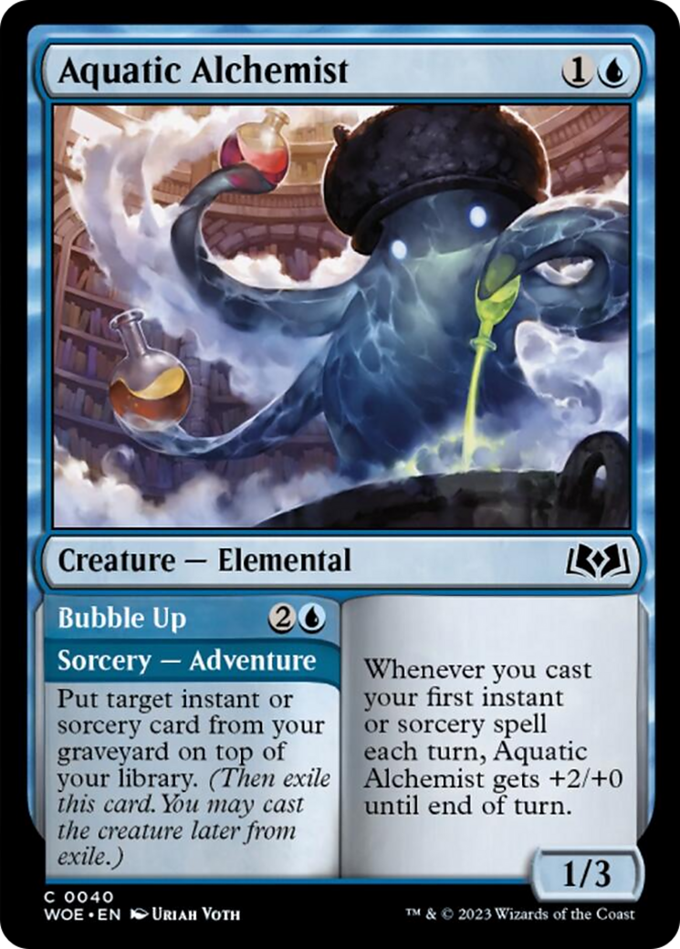 Aquatic Alchemist // Bubble Up [Wilds of Eldraine] | Magic Magpie