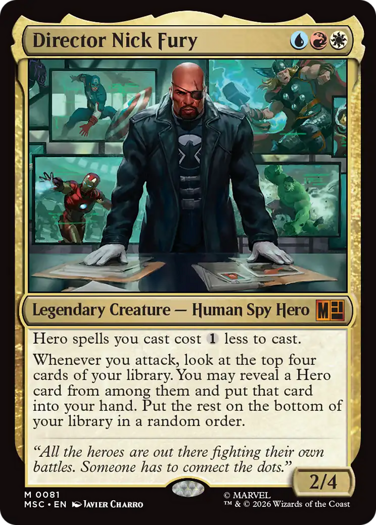 Director Nick Fury [Marvel Super Heroes Commander] | Magic Magpie