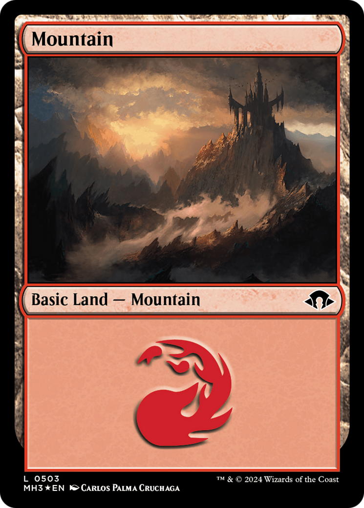 Mountain (0503) (Ripple Foil) [Modern Horizons 3] | Magic Magpie