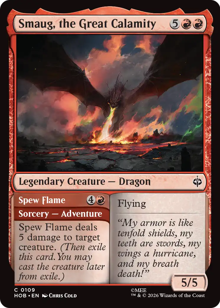 Smaug, the Great Calamity [The Hobbit] | Magic Magpie