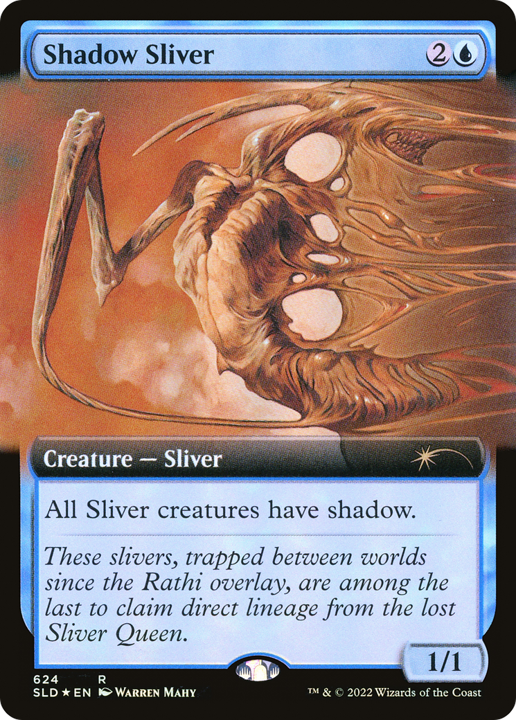 Shadow Sliver (Extended Art) [Secret Lair Drop Promos] | Magic Magpie