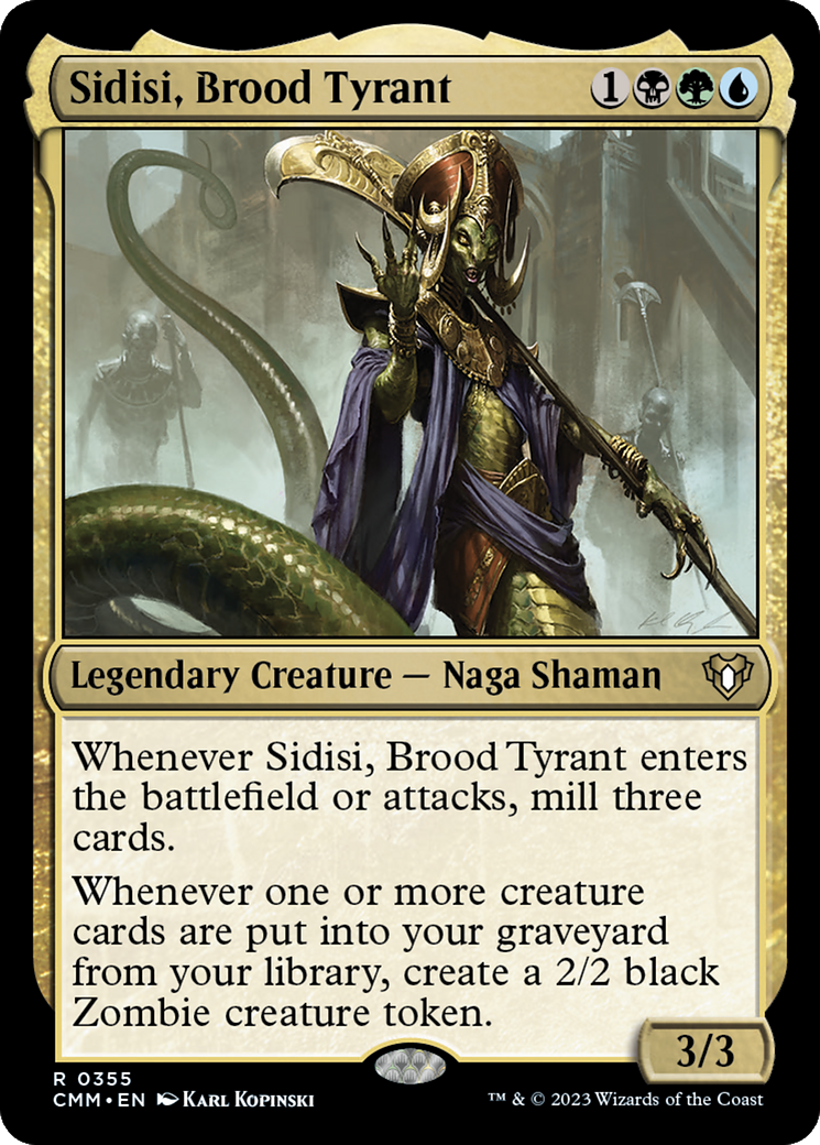 Sidisi, Brood Tyrant [Commander Masters] | Magic Magpie