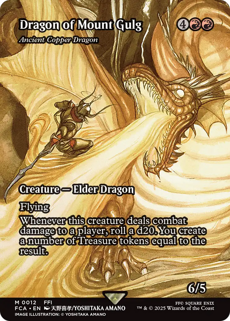 Dragon of Mount Gulg - Ancient Copper Dragon (Showcase) [FINAL FANTASY : Through the Ages] | Magic Magpie