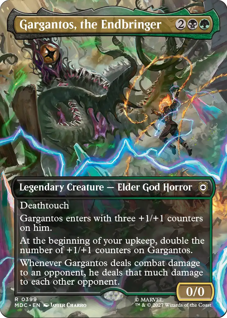 Gargantos, the Endbringer (Borderless) [Marvel: Darkhold Destiny Commander] | Magic Magpie