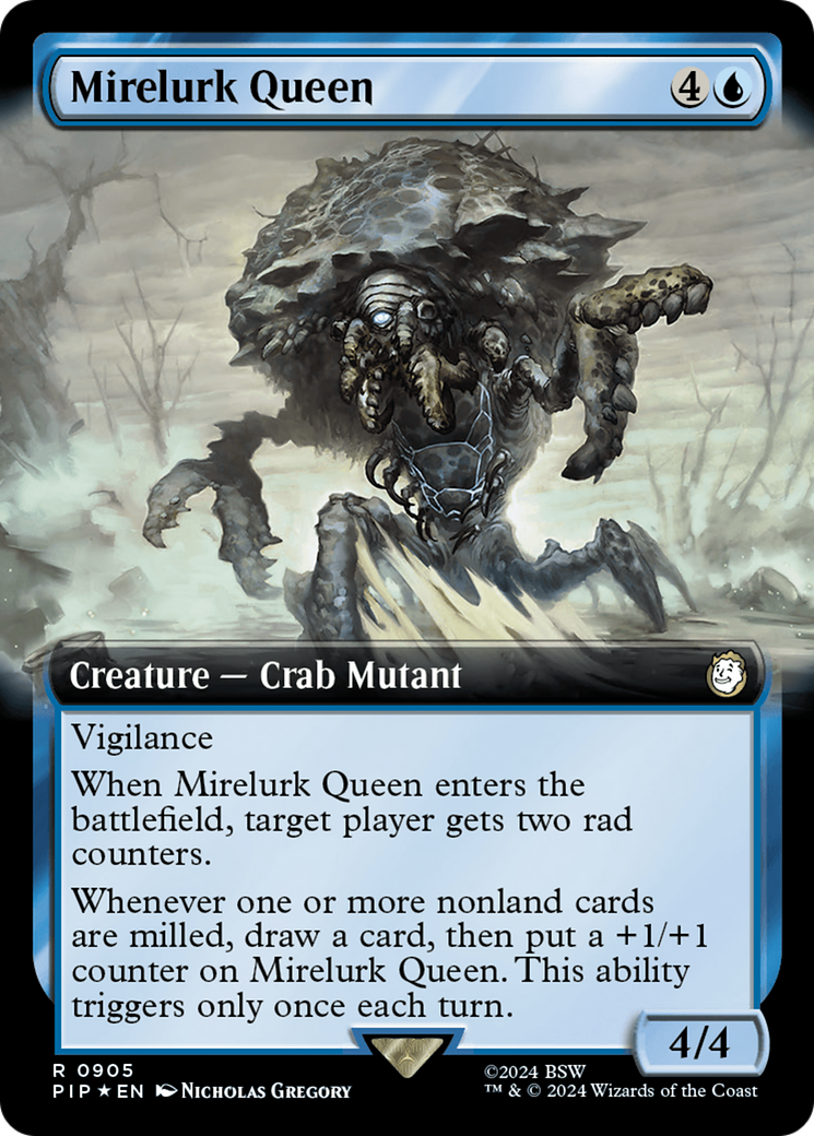 Mirelurk Queen (Extended Art) (Surge Foil) [Fallout] | Magic Magpie