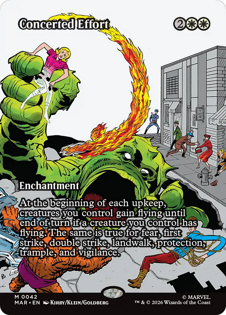 Concerted Effort (Borderless) [Marvel Universe: Eternal-Legal] | Magic Magpie
