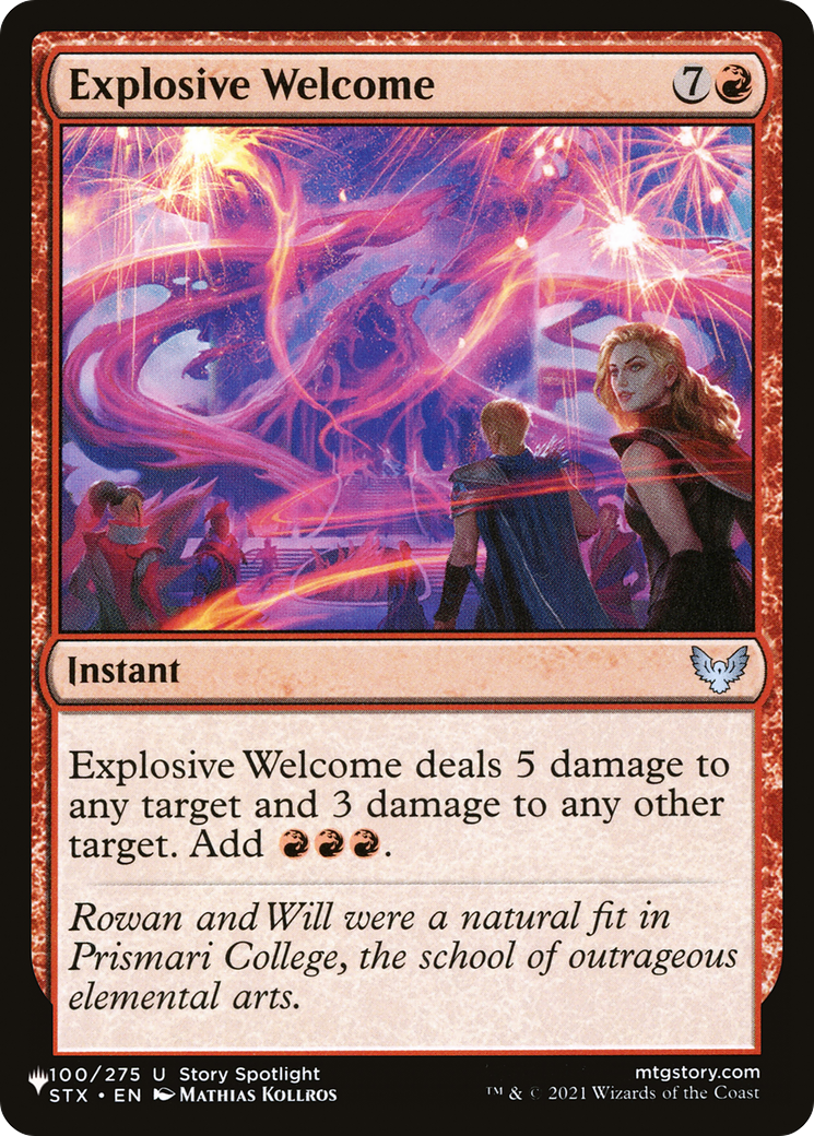 Explosive Welcome [The List Reprints] | Magic Magpie