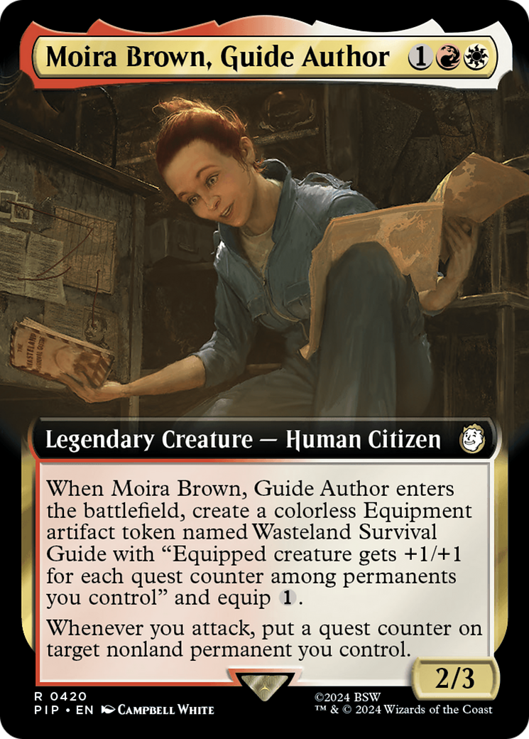 Moira Brown, Guide Author (Extended Art) [Fallout] | Magic Magpie