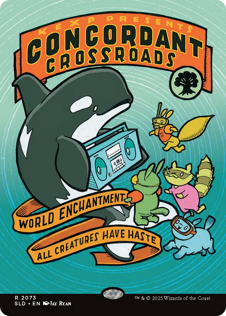 Concordant Crossroads (2073) (Rainbow Foil) [Secret Lair Drop Series] | Magic Magpie